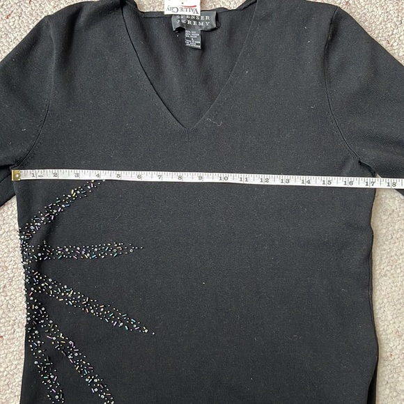 NWT Spencer Jeremy VTG beaded sweater L - Picture 7 of 10